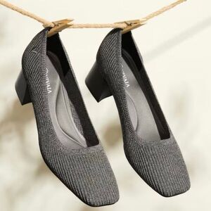 New✨ VIVAIA Square-Toe Chunky Heels (Sz 38.5)